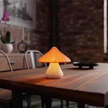 Vera Concept Store Deco Fabrıca Mantar Gece Lambası – Modern Dekoratif Masa Lambası | Çocuk Odası, Yatak Başlığı, Ofis & Salon Için LED Aydınlatma | E14 Duy, Çevre Dostu
