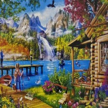 Vera Concept Store 5d Yapışan Boncuk Mozaik Tablo 40 * 50 cm S29