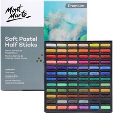 Vera Concept Store Yumuşak Pastel Yarım Çubuklar 72 Adet, Pastel Sanat Malzemeleri, Sanatçı Kalitesinde Pasteller, Ekstra Yumuşak ve Pürüzsüz Doku, Profesyonel Düzey San