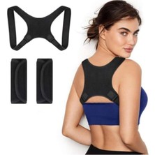 Vera Concept Store Dik Duruş Korsesi Omuz Düzleştirici Kamburluk Önleyici Ortopedik Sırt Korsesi Siyah