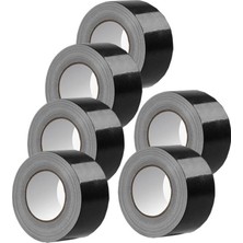 Vera Concept Store Siyah Koli Bantı 100 Metre 6 Adet 45MM x 100 Metre Renkli Koli Bandı Extra Güçlü Formül Akrilik Koli Bandı