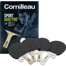 Vera Concept Store Sport Pack Quattro Ittf Onaylı Masa Tenisi 4 Raket + 4 Top Set
