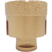 Vera Concept Store Mermer Granit Panç Fayans Beton Kaya Delme Ucu 60MM Sarı Elmas Avuç Taşlama Uyumlu (M14) Karot Delik