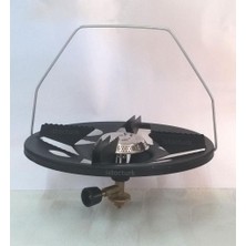 Vera Concept Store Mavi Tüp Piknik Ocağı Başlığı Kamp Ocağı Komple Başlık Seti Musluk+Brülör+Tencere Oturağı+Tutma Sapı