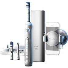 Vera Concept Store Genius 8000 Elektrikli Diş Fırçası, Birinci Sınıf Seyahat Kılıfı ve Üç Trizone Fırça Başlığı, Beyaz