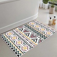Vera Concept Store 2'li Set Banyo Paspası, Yumuşak Banyo Halısı, Kaymaz Dot Tabanlı, Su Emici, Makinede Yıkanabilir - 50X60-60X100 cm