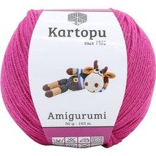 Vera Concept Store Kartopu Amigurumi Oyuncak Punch Panç Örgü Ipi (K734 Fuşya)