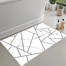 Vera Concept Store 2'li Set Banyo Paspası, Yumuşak Banyo Halısı, Kaymaz Dot Tabanlı, Su Emici, Makinede Yıkanabilir - 50X60-60X100 cm