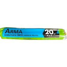 Vera Concept Store Arma Naylon Tadilat Boya Koruyucu Örtü Poşet Folyo - 4x5 Metre - 20 M2-1 Paket