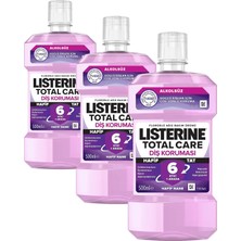 Vera Concept Store Total Care Hafif Naneli Florürlü Günlük Ağız Bakım Ürünü (1 x 500 Ml) (3 Paketi)