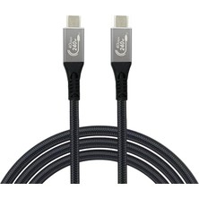 Vera Concept Store USB 4 Hızlı Şarj, Data ve Görüntü Aktarım Kablosu - Type USB C Thunderbolt 4/3 Uyumlu, USB 4, 40GBPS Veri Aktarım, 240W Şarj Gücü, 8k 60Hz, 4K 144Hz /