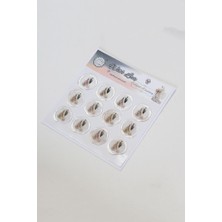 Vera Concept Store 12 Adet Hazır Kendinden Yapışkanlı Düğün Davetiye Sticker Mühür KYSM113