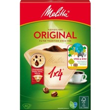 Vera Concept Store Original Kahverengi Kahve Filtre Kağıdı 1x4 Numara 80'li Paket
