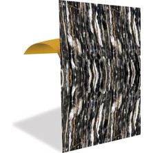 Vera Concept Store Kendinden Yapışkanlı Pvc Panel, Yapışkanlı Yer Zemin Kaplama, Duvar Kaplama, Fayans Çıkartması Sıralı Mermer Desenli 41X62 cm (4 Adet / 1 M²)