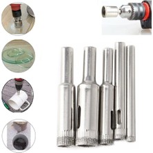 Vera Concept Store Mermer Granit Fayans Cam Yuvarlak Delme Pancı 3 4 8 12 16MM Elmas Uç Delik Açma Matkap Karot 5 Parça
