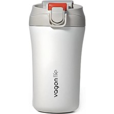 Vera Concept Store Sıcak Serisi Frosty Mug Kahve Bardağı 400 ml (Pipetli/pipetsiz Kullanım)