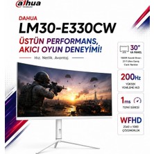 Vera Concept Store 30 LM30-E330CW 2560X1080 R1500 1ms 200Hz 2xdp/2xhdmı +Vesa +Curved Gaming Monitör