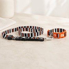 Vera Concept Store Airmesh Köpek Gezdirme Boyun Tasma Seti Xs - Küçük Irk Köpek ve Kedi Gezdirme Tasması (Nefes Alabilen File Kumaş, 3-5 Kg)(Çizgili)