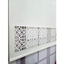 Vera Concept Store Stor Perde Desenli Lazer Kesim Kalın Kumaşlı ML104 160X260 Ekru