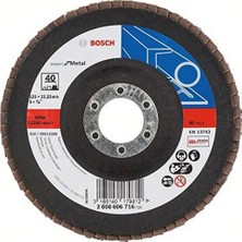 Vera Concept Store Professional Bosch Dıy Zımpara Diski (Açılı Taşlama Makinesi Için, Farklı Malzemeler, Bombeli Tasarım, Çap 125 Mm, Kum Kalınlığı 40)