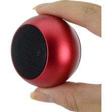 Vera Concept Store Taşınabilir Bluetooth Speaker Seyahatlerde Bisiklet Sürüşleri ve Doğa Gezilerinde Kullanıma Uygun Mini Kablosuz Hoparlör M3 Kırmızı (Kırmızı)