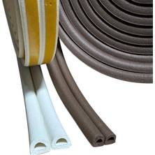 Vera Concept Store Kendinden Yapışkanlı Kapı ve Pencere Izolasyon Bandı, Beyaz, Epdm, 6.20 Metre, Kauçuk Profil, Iç ve Dış Mekan (Beyaz)