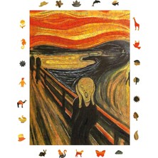 Vera Concept Store Ahşap Puzzle Yetişkin - Çığlık - 450 Parça, 29 x 39 cm - Yapıştırıcı Folyo Dahil - Benzersiz Şekilli Parçalar & Özel Figürler - R1-32