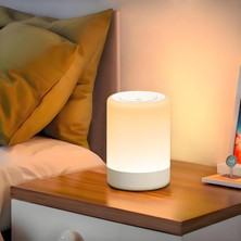 Vera Concept Store Başucu Masa Lambası, 256 Rgb Renk Değiştirme ve Sıcak Yatak Odası Için Küçük Dokunmatik Lambalar, Bellek Fonksiyonlu 2200MAH USB Şarj Edilebilir Kablo