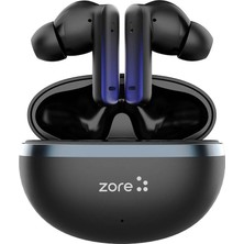 Vera Concept Store BTK-ZR101 Bluetooth 5.4 Kulak Içi Kulaklık | Aktif Gürültü Önleyici (Anc) + Enc Mikrofon, Çift Manyetik Sürücü, Sq Stereo Ses, Type-C Şarj (Siyah)