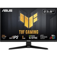 Vera Concept Store Tuf Gaming VG249QM1A 23.8 1ms 280Hz Freesync Premium IPS Full Hd Gaming (Oyuncu) Monitör