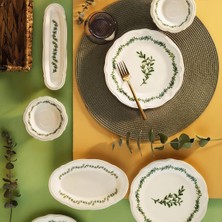 Vera Concept Store Esinti 14 Parça Seramik Kahvaltı Seti 6 Kişilik Beyaz