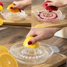 Vera Concept Store KTS0063-1 Cam Portakal Limon Sıkacağı Limonluk Portakal Sıkacağı - 100 ml