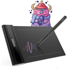 Vera Concept Store Techtic Veıkk S640 6X4INÇ Grafik Dijital Tablet 8192 Seviye Pilsiz Kalem Desteği Android Windows Mac Uyumlu