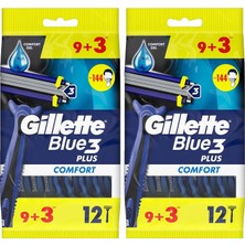 Vera Concept Store Blue3 Comfort Kullan At Erkek Tıraş Bıçağı 9+3 Adet 2li Paket