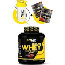 Vera Concept Store Ronic Nutrition Isolate Whey Protein Tozu Ultimate 2270 G Kas Yapılanmasına Yardımcı Protein Tozu (Çilek Aromalı) Shaker ve 2 Adet Tek Kullanımlık Whe