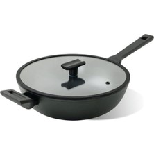 Vera Concept Store Wok Kızartma Tavası 30 cm Tıtan Pro Green