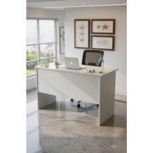 Vera Concept Store Retro Ofis Çalışma Masası Beyaz