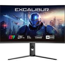 Vera Concept Store Excalibur M.E315QVC-C 31.5 2k Qhd 180HZ 1ms Pivot Curved HDR10 300NIT Oyuncu Monitörü