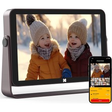 Vera Concept Store 64GB Wifi Dijital Resim Çerçevesi, 4000MAH Pille Çalışan, 10,1 Inç 1280 * 800 G+G IPS Dokunmatik Ekran Elektronik Akıllı Dijital Fotoğraf Çerçevesi, O