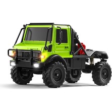 Vera Concept Store Mn Model MN333 1/18 Mercedes Unimog U4000 4WD Rc Crawler Offroad Uzaktan Kumandalı Araba Arazi Aracı Model Car Truck Rtr Yeşil MN-333 +Dahili Işık Set