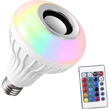 Vera Concept Store Kumandalı Rgb LED Işık Bluetooth Hoparlör Ses Lambası Renkli Ampul