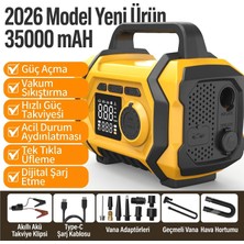 Vera Concept Store 4000A 35000MAH Araç Akü Takviye Cihazı ile Lastik Şişirme Pompası
