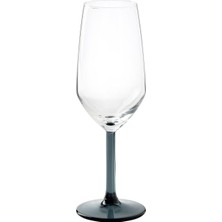 Vera Concept Store Şampanya Kadehi, Cam-Mavi/gri, 25 cl