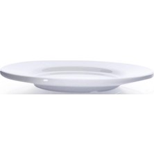 Vera Concept Store Biodata 21 cm Melamin Pasta Tatlı Dondurma Servis Tabağı 6 Adet Beyaz Düğün Parti Servis Tabağı