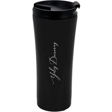 Vera Concept Store Siyah Termos Mug, 500 Ml, Baskı Yapılabilir, Model 548S