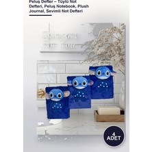 Yenilig 4 Adet Peluş Defter – Tüylü Not Defteri, Peluş Notebook, Plush Journal, Sevimli Not Defteri