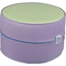 Vera Concept Store Silindir Puf Suni Deri 32 cm