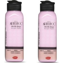 Vera Concept Store Akrilik Boya 140 Ml, 2'li Set, 3816 Pastel Magenta