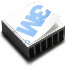 Vera Concept Store 14X14X6MM Aluminyum Soğutucu Siyah M3 Yapıştırma Etiketli Raspberry Xbox Chipset Ekran Kartı Ram
