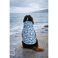 Vera Concept Store Gedyco Blue Panda Polarlı Küçük Irk Köpek Yağmurluğu (L)
